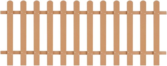 The Living Store Hek groep - 200x80 cm - Bruin HKC 9 cm latten