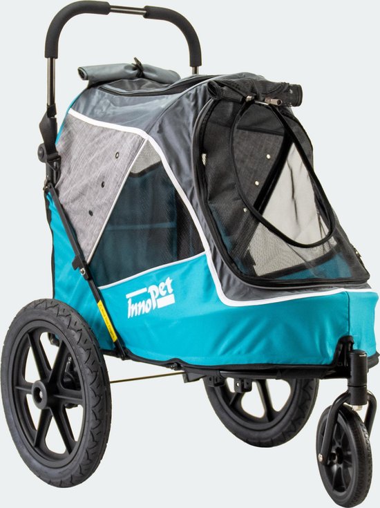 InnoPet Sporty Evolution - Hondenfietskar - Ocean Blue - 88x63x106.5cm