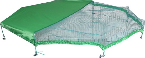 PARK HOND ACHTHOEKIG MET NET 76X61CM (8KANTEN)