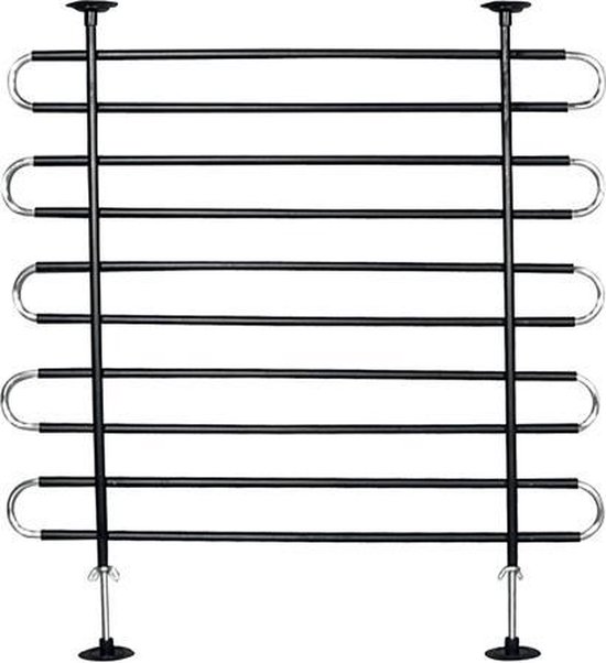 Verstelbaar hondenrek XL - Vloer montage