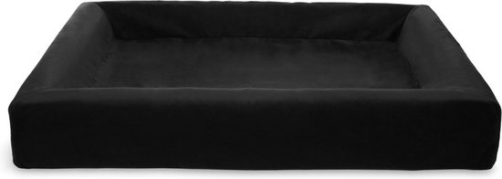 Bia Bed - Royal Fluweel Hoes Hondenmand Zwart