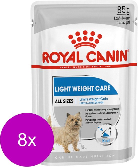 Royal Canin Ccn Light Weight Care Wet - Hondenvoer - 8 x 12x85 g