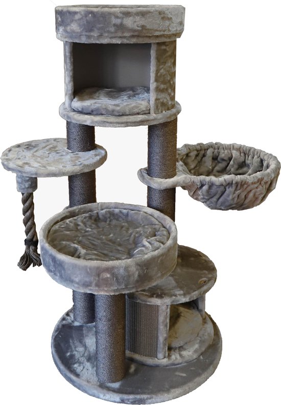 Boony krabpaal Kamet grijs/antraciet, 135 cm.