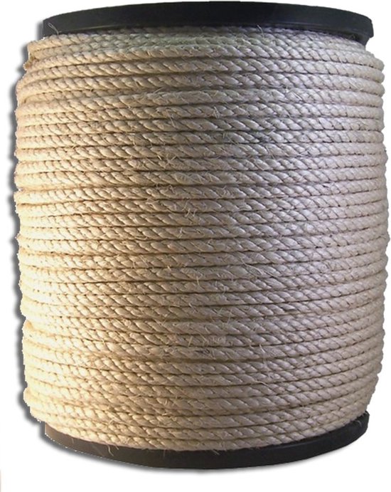 08 MM Sisal Touw per 220 meter