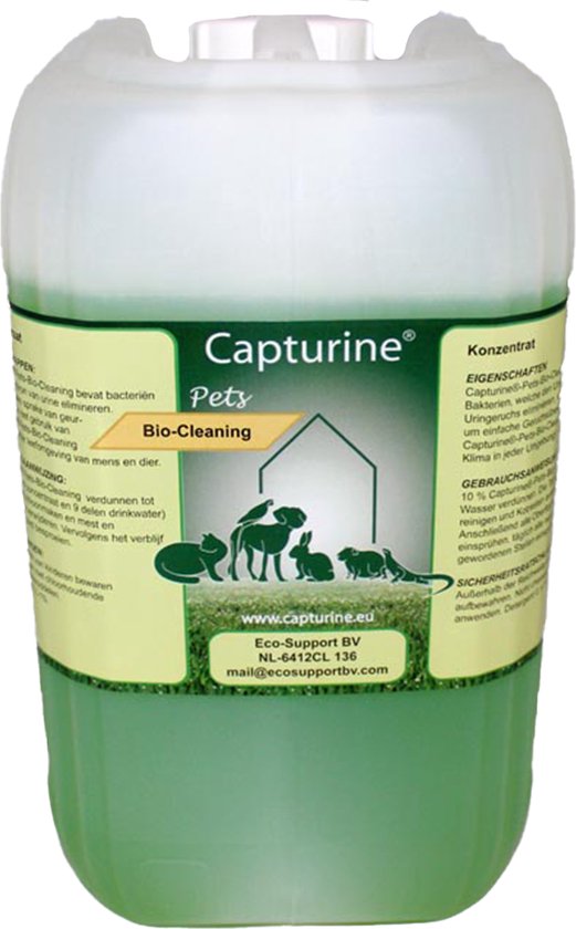 Capturine Pets-Bio-Cleaning - Hondenschoonmaak - Biologisch - 10 Liter