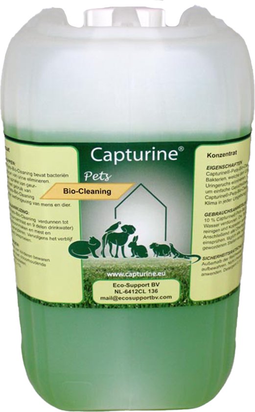 Capturine Pets-Bio-Cleaning - Hondenschoonmaak - Biologisch - 10 Liter
