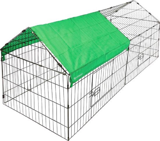 KNAAGDIEREN | KIPPENREN | KONIJNENREN VERZINKT 220 X 103 X 85 CM XL