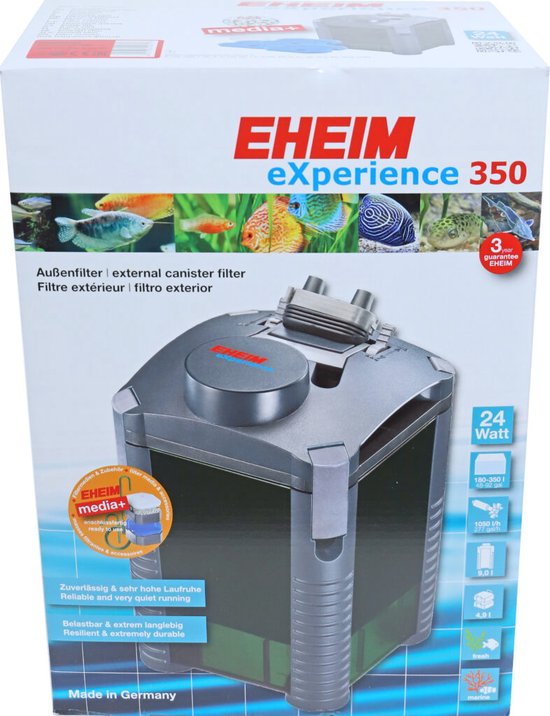EHEIM buitenfilter eXperience 350 met filtermassa