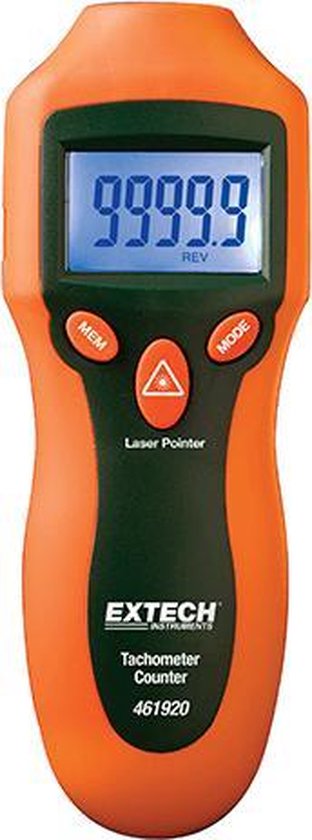 Extech 461920 - mini laser foto tachometer - hoge nauwkeurigheid - langere meetafstand