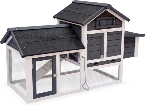 sweeek - Kippenhok, galinette, 3 kippen