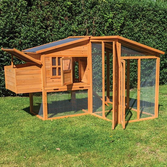 Kippenhok met extra Uitloopren - Kippenren - Kippenhok met Ren - Buitenverblijf