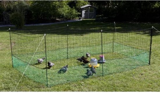 Verplaatsbare kippenren 21 meter