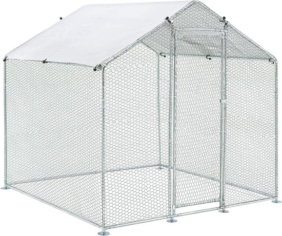 Kippenren / Kippenhok - HLS25T - 200 x 200 x 200 cm