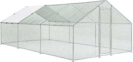 Kippenren / Kippenhok - HLS25T - 300 x 600 x 200 cm