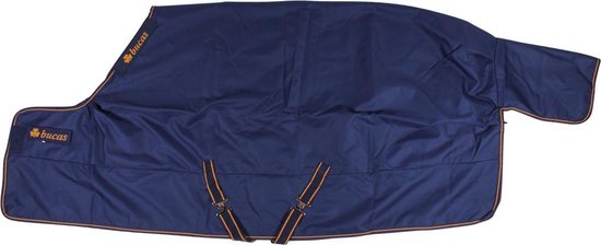 Bucas Deken Irish Turnout 50gr Donkerblauw-goud - 140/191