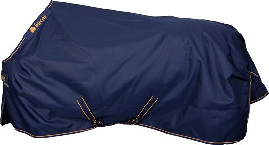 Bucas Irish Turnout 150grs - maat 135/183 - navy/gold