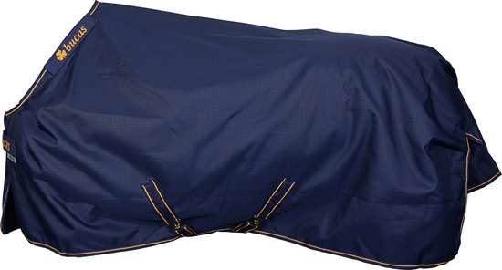 Bucas Irish Turnout Extra 300grs - maat 125/168 - navy/gold