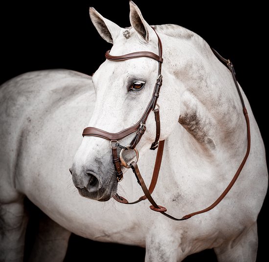 Horseware Micklem 2 Competition hoofdstel - maat Cob - dark havana