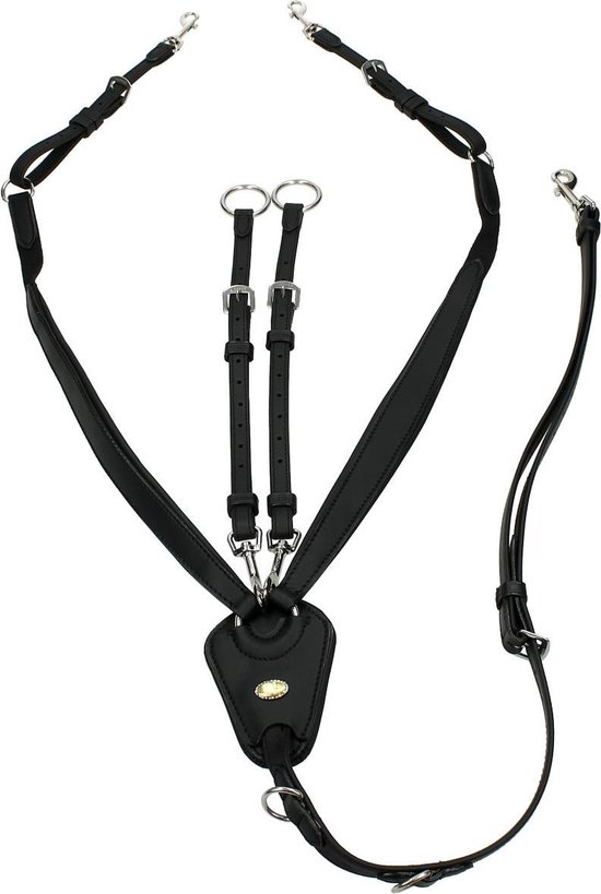 Kieffer Jessica Secu - Borsttuig - Zwart - mt. Paard