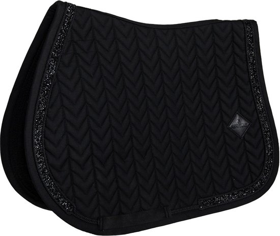 kentucky Zadeldek Glitter Stone Black - Pony | Zadeldekje paard