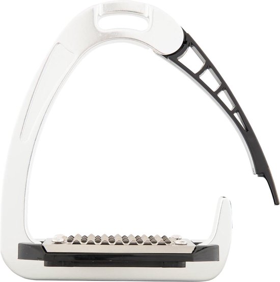 Acavallo stijgbeugels Arena Alupro - ZWART - Maat 12cm