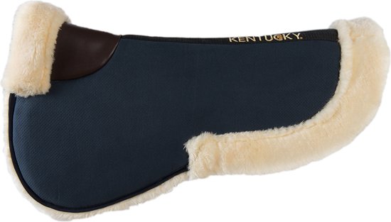 Kentucky Zadelonderlegger wol/bont Absorb - maat One size - Navy