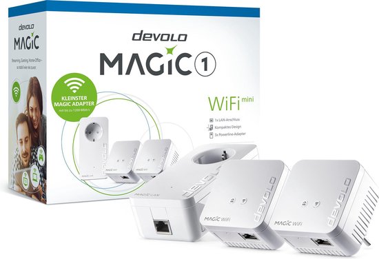 Devolo Magic 1 WiFi mini Network Kit 1200 Mbit/s Ethernet LAN Wi-Fi Wit
