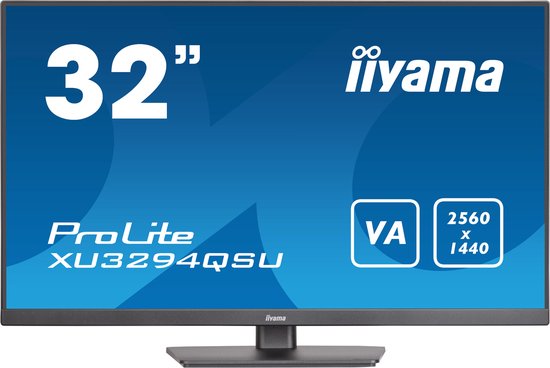Iiyama ProLite XU3294QSU-B1 - QHD Monitor - USB-hub - 32 inch