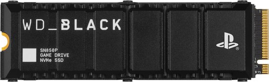 Western Digital Black SN850P - Interne SSD met Heatsink - NVMe M.2 - PCIe 4.0 - Geschikt voor PS5 - 4 TB