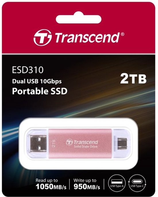 Transcend ESD310 2TB Roze