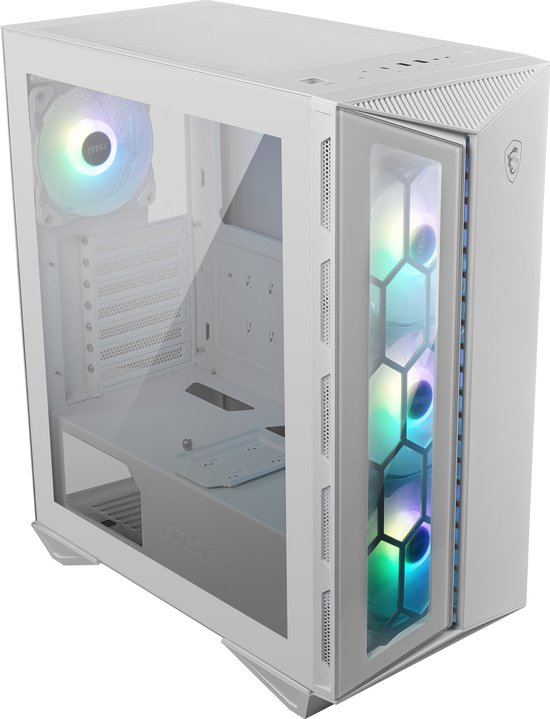 ATX Semi-tower Box MSI CAS MPG GUNGNIR 110R WHITE White RGB