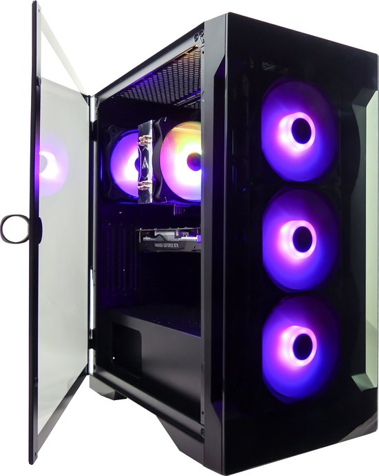 Intel i7 13700 ULTRA 16-Core Game PC / Gaming Computer - RTX 4070 12GB|32GB RAM|1TB M2.0 NVMe SSD - WIFI - Gamdias Talos E2 Elite