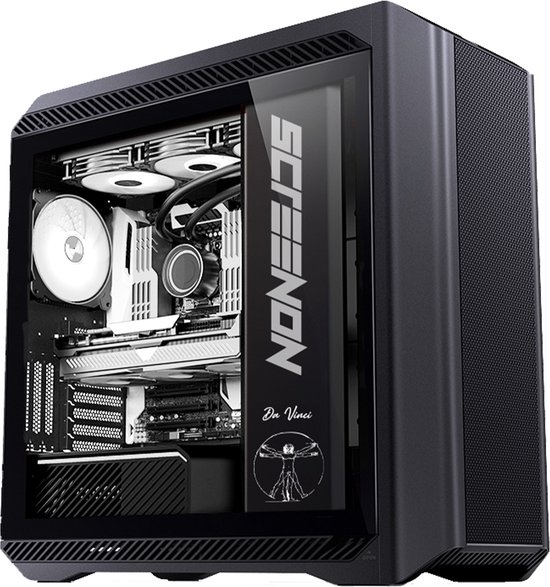 ScreenON - 8K "DaVinci" - Ryzen 9 7950X - RTX 4080 16GB - 64GB DDR5 RAM - 2TB SSD NVMe - 3 x 4TB HDD - Waterkoeling - Extra Stil