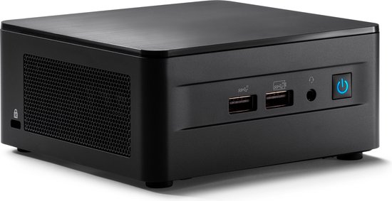Intel NUC 12 Pro Kit NUC12WSHi7 UCFF Zwart i7-1260P