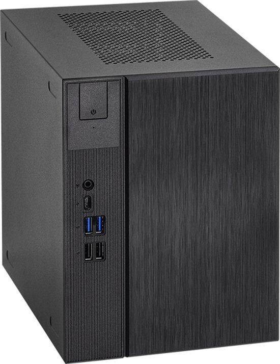 Asrock DeskMeet X300, 8L formaat PC, PC barebone, AMD X300, Socket AM4, DDR4-SDRAM, PCI Express, SATA III