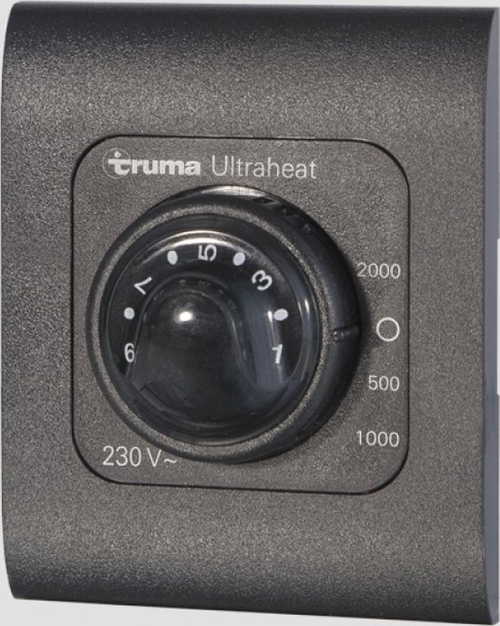 Truma bediening Ultraheat zwart