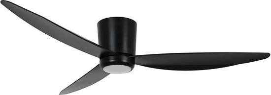 Beacon Array zwart plafondventilator 137 cm - DC Motor - Verlichting - Afstandsbediening