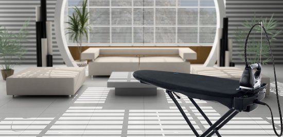 Euroflex Actieve strijktafel met Strijkunit - Afzuigfunctie - Blaasfunctie - verwarmd strijkoppervlak