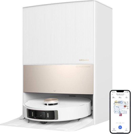 Dreame L20 Ultra - Robotstofzuiger met stofzak - Dubbele reiniging - LED - AI object herkenning