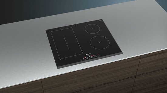 Siemens iQ500 ED651FSB5E kookplaat Zwart Ingebouwd 60 cm Inductiekookplaat zones 4 zone(s)