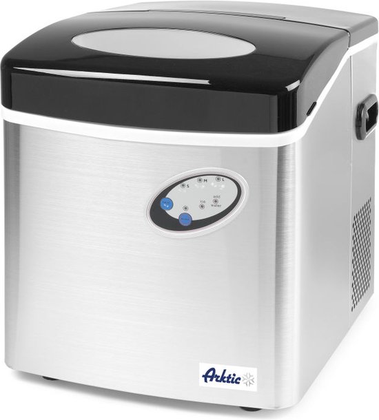 Arktic IJsblokjesmachine - Kitchen Line - 15kg/u - Tafelmodel - Capaciteit: 150 ijsblokjes