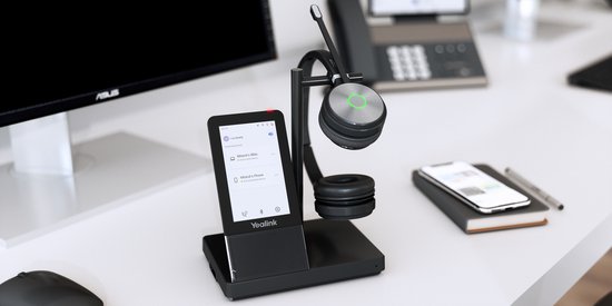 Bluetooth Headset with Microphone Yealink WH66 DUAL TEAMS Black
