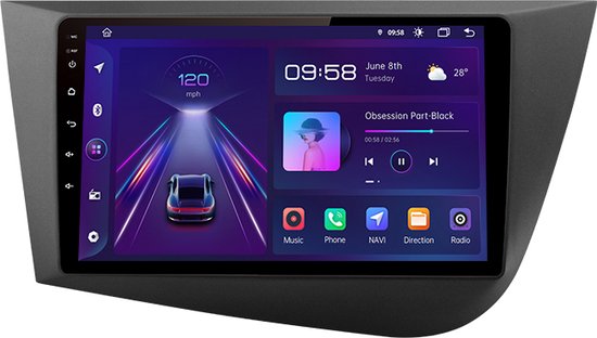 CarPlay Seat Leon 2005-2012 Android 10 navigatie en multimediasysteem 2+32GB