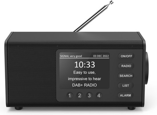 Hama Digital Radio, DR1000 FM/DAB/DAB+, zwart