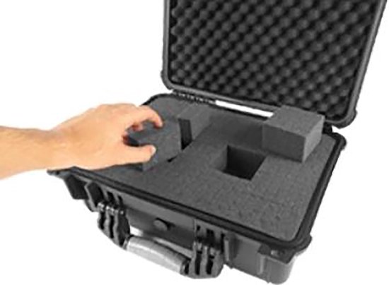 Koffer - Iron Case - Harde Cover voor Canon EOS 850D | Zwart | Zelf Uitsnijden| Accessoires voor Spiegelreflexcamera / Bescherming / Protectie| Waterdicht