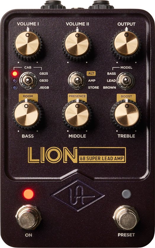 Universal Audio Lion '68 Super Lead Amp - Elektrische gitaarvoorversterker