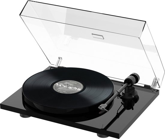 Pro-Ject E1 BT – Platenspeler met Bluetooth en versterker - Analoog – HiFi Stereo - Zwart