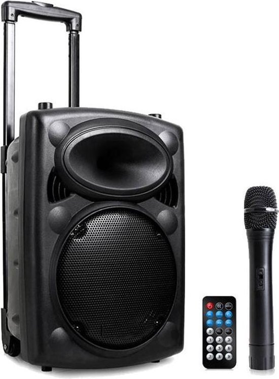 Qtx QR10PABT Mobiele Bluetooth Luidspreker USB/SD/VHF 500W