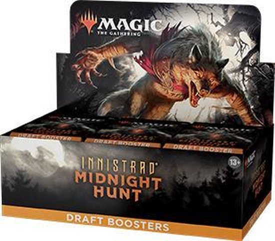 Magic The Gathering: Innistrad Midnight Hunt Draft Boosters (36 Packs) - EN
