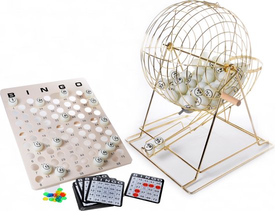 Bingomolen met pingpongballen